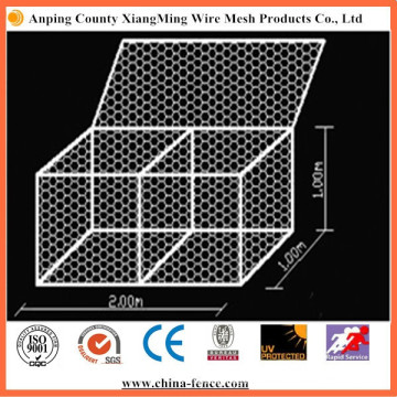 Galvanized or PVC Coated Hexagonal Gabion Wire Mesh